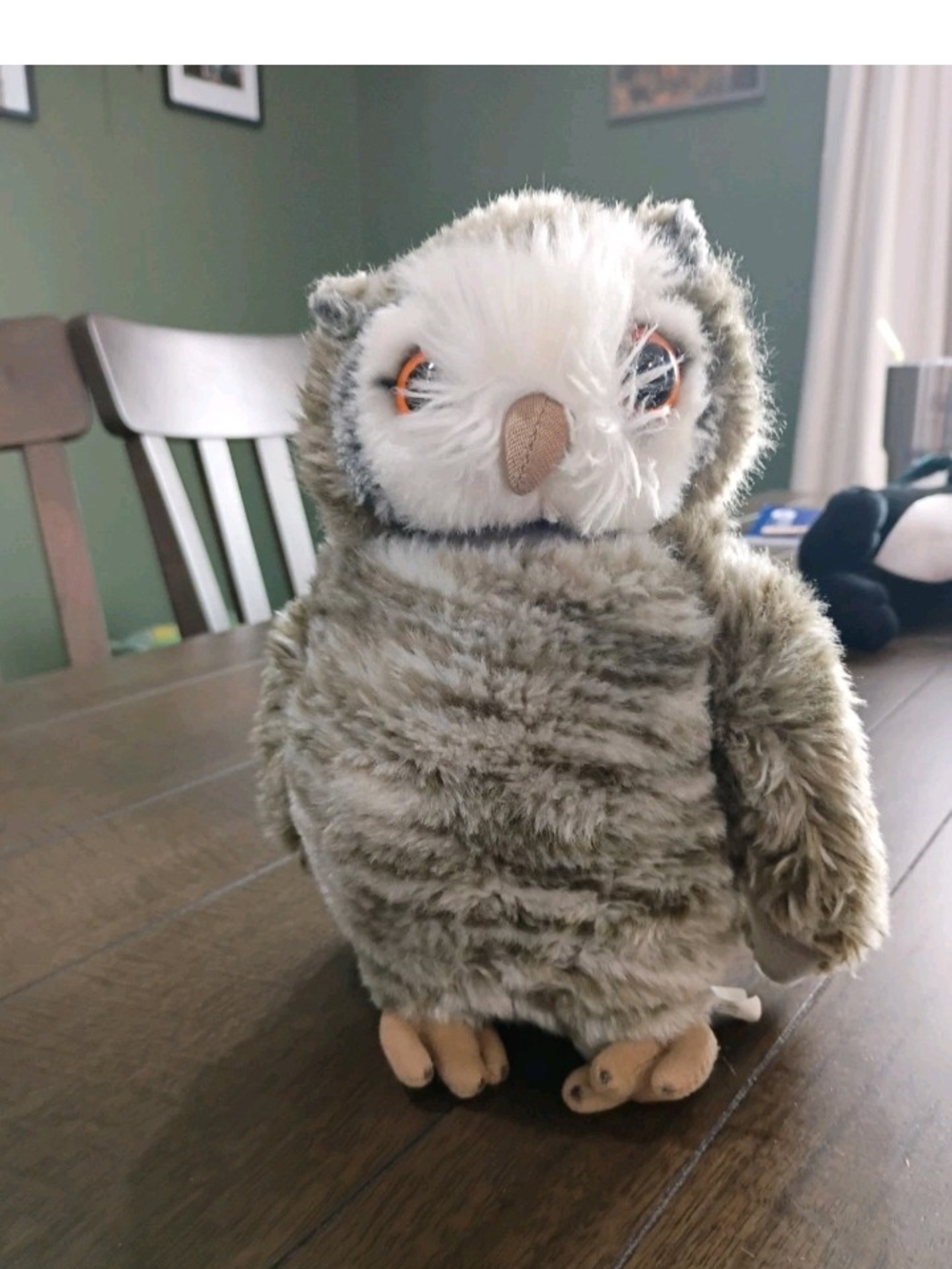 Pigwidgeon Owl Plush Wizarding World Harry Potter Univ. Studios Rotating Head 9"